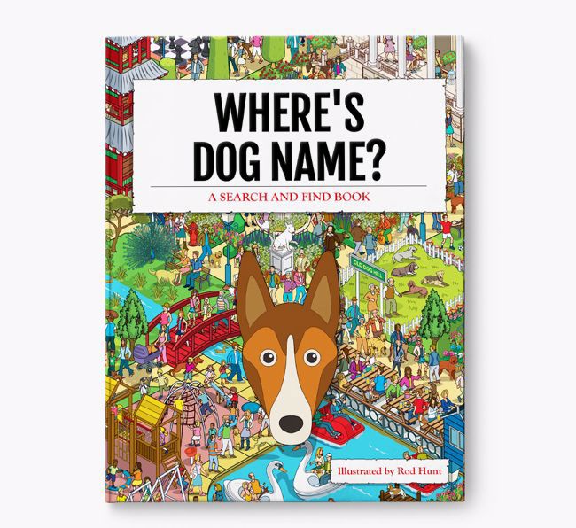 Personalised Where's {dogsName} Book